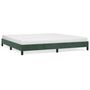 Voir la diapositive 2 : VIDAXL Cadre de lit sans matelas vert fonce 200x200 cm velours