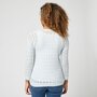 IN EXTENSO Pull manches longues col rond blanc femme