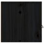 Voir la diapositive 4 : VIDAXL Armoire murale Noir 60x30x30 cm Bois de pin massif