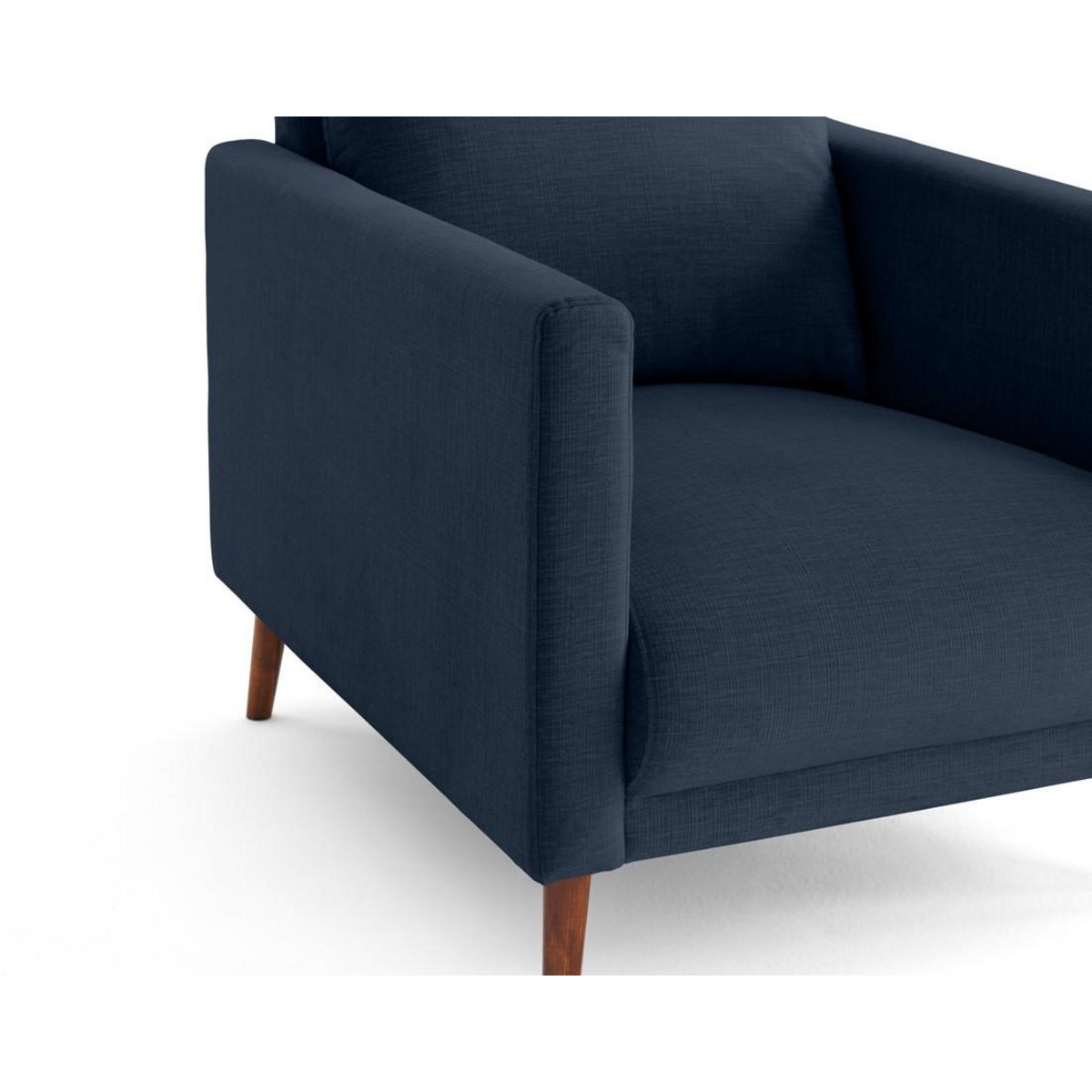 LISA DESIGN Ostrava - fauteuil en velours pieds en bois