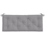 Voir la diapositive 4 : VIDAXL Coussin de banc de jardin gris 120x50x7 cm tissu oxford