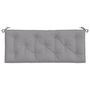 Voir la diapositive 4 : VIDAXL Coussin de banc de jardin gris 120x50x7 cm tissu oxford