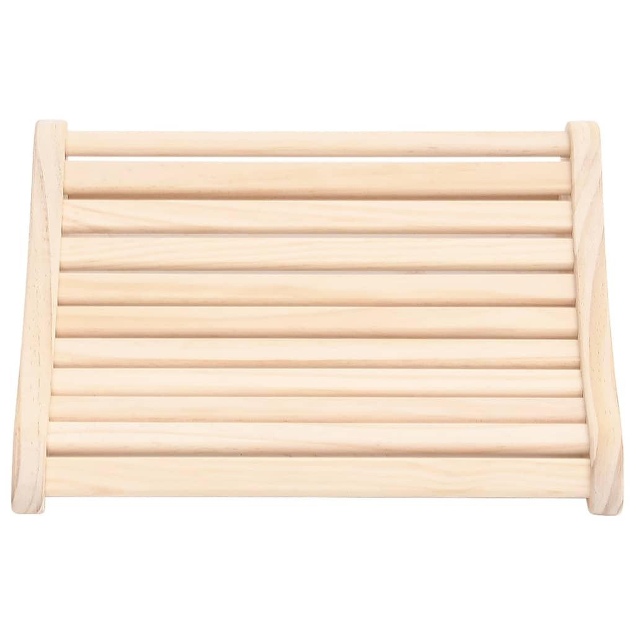 Voir la diapositive 2 : VIDAXL Appui-tete de sauna bois massif de pin