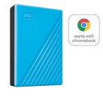 Western Digital Disque Dur Externe Western Digital My Passport 4 To Bleu