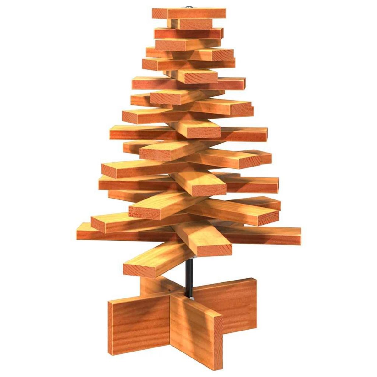 VIDAXL Arbre de Noël en bois pour decoration 60 cm bois de pin massif