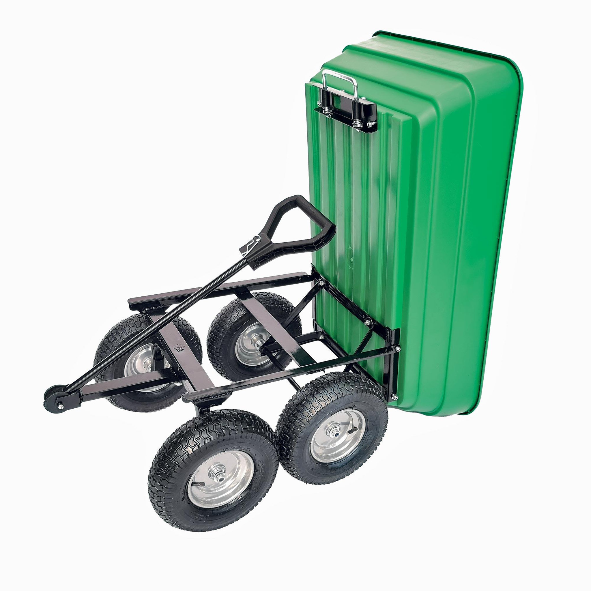 Voir la diapositive 2 : WERKAPRO Chariot remorque de jardin WERKA PRO 125 litres