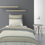 Voir la diapositive 1 : Les Ateliers du Linge Parure de couette 2pcs 140x200cm 100% microfibre 55gsm sofra naturel