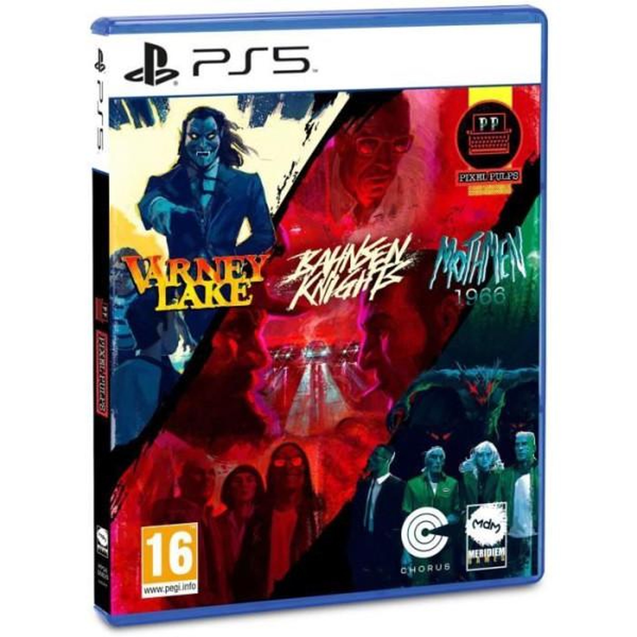 MICROIDS The Pixel Pulps Collection - Jeu PS5 - Special Edition - Aventure - 16+ - En boîte