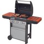 Voir la diapositive 3 : CAMPINGAZ Barbecue gaz 3 SERIES CLASSIC WLX inox 3 brûleurs sur chariot, 61x45 cm