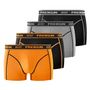 Voir la diapositive 1 : FREEGUN Lot de 4 boxers homme Aktiv