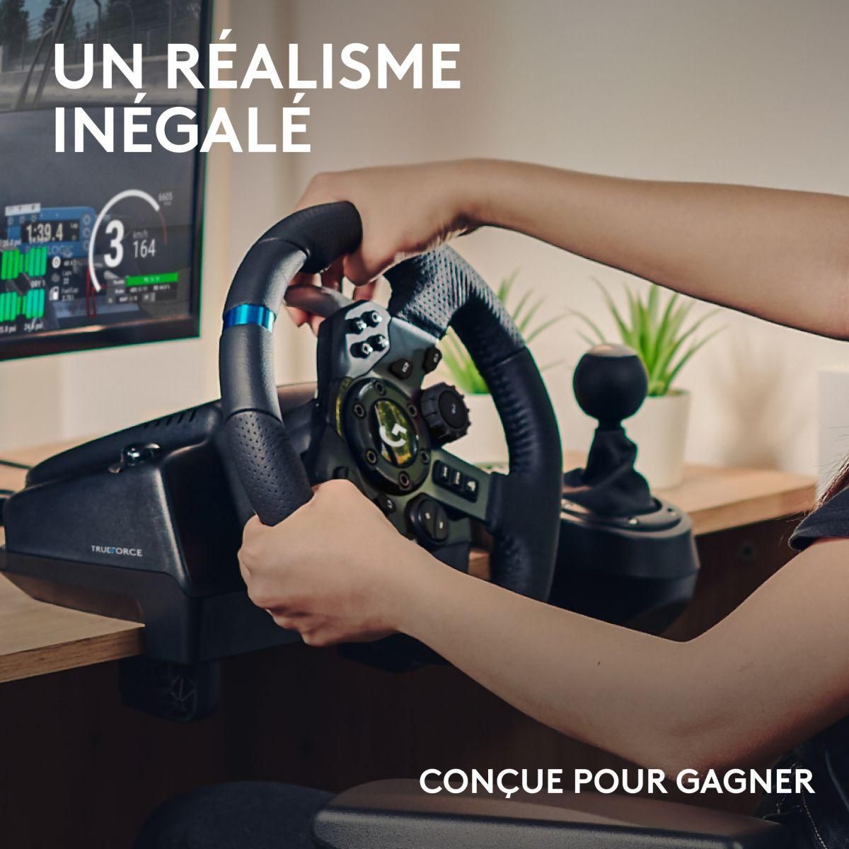 Logitech Volant + Levier de vitesses + Pédalier G923 SE Playstation