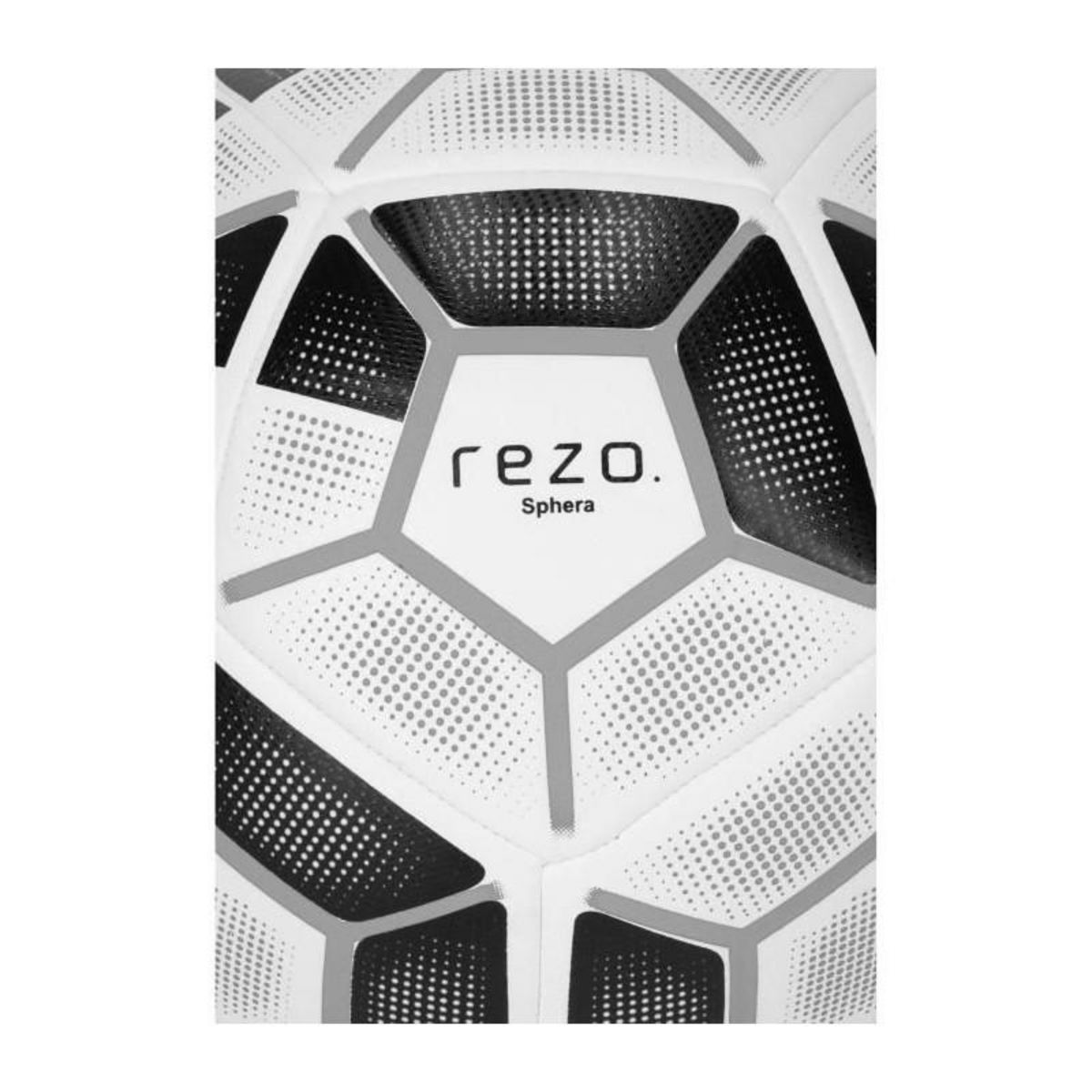 Ballon de football - REZO - Sphera - Taille 4 - Gris - Technologie avancée