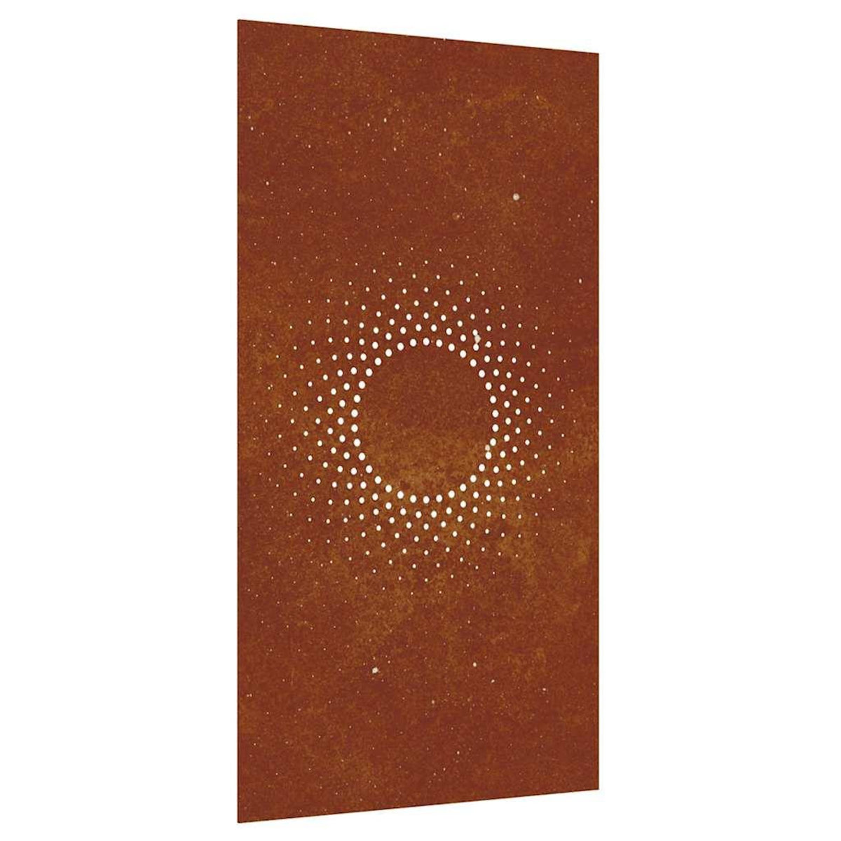 VIDAXL Decoration murale jardin 105x55cm acier corten design du soleil