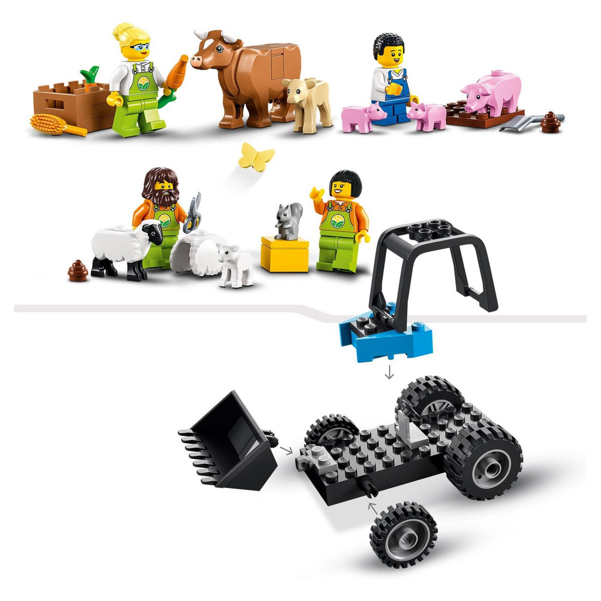 LEGO City 60346 La grange et les animaux de la ferme 