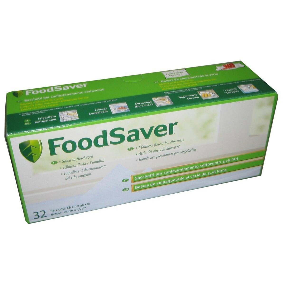 FOODSAVER Lot de 32 sac 36x28cm pour appareil à emballage sous vide - fsb3202-i
