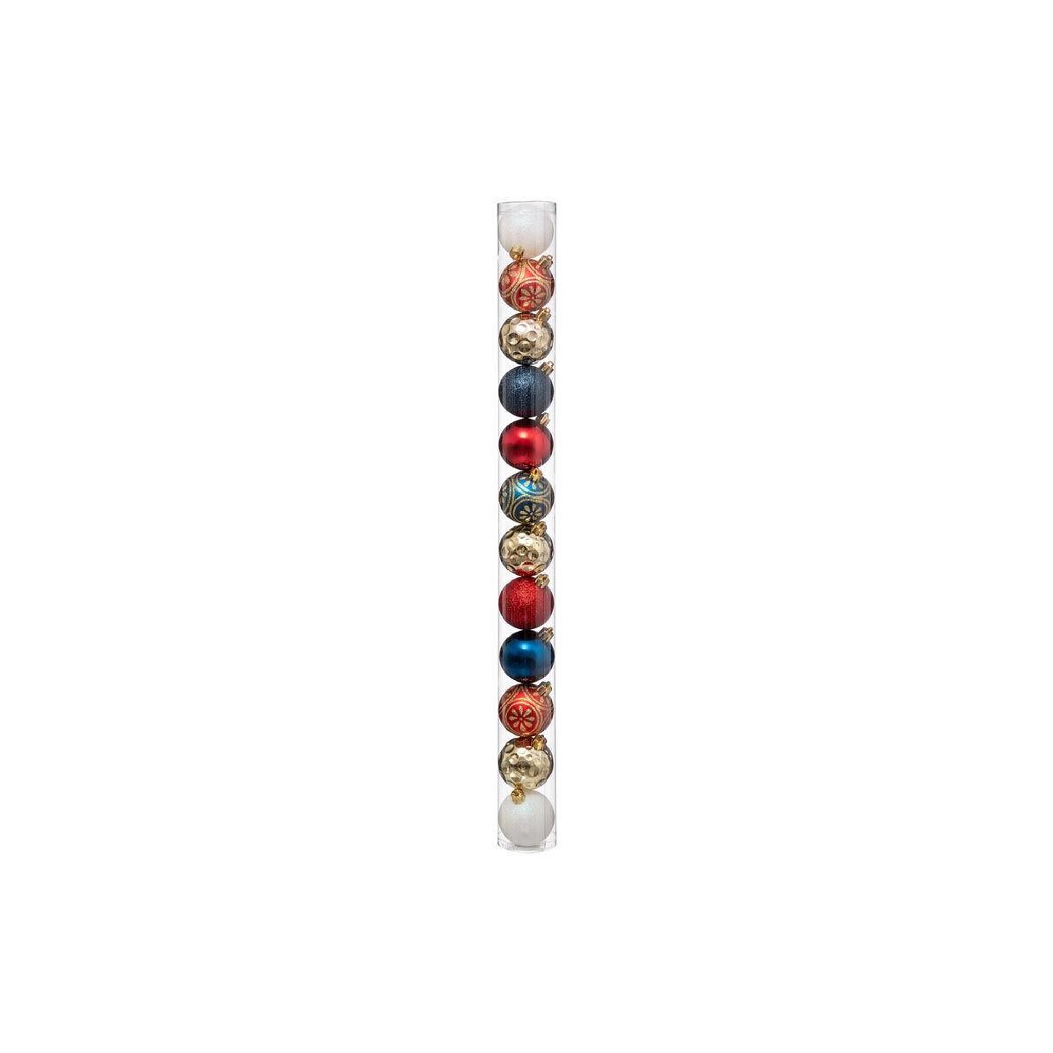 FEERIC LIGHT & CHRISTMAS Lot de 12 Boules de Noël  La Piste  6cm Multicolore