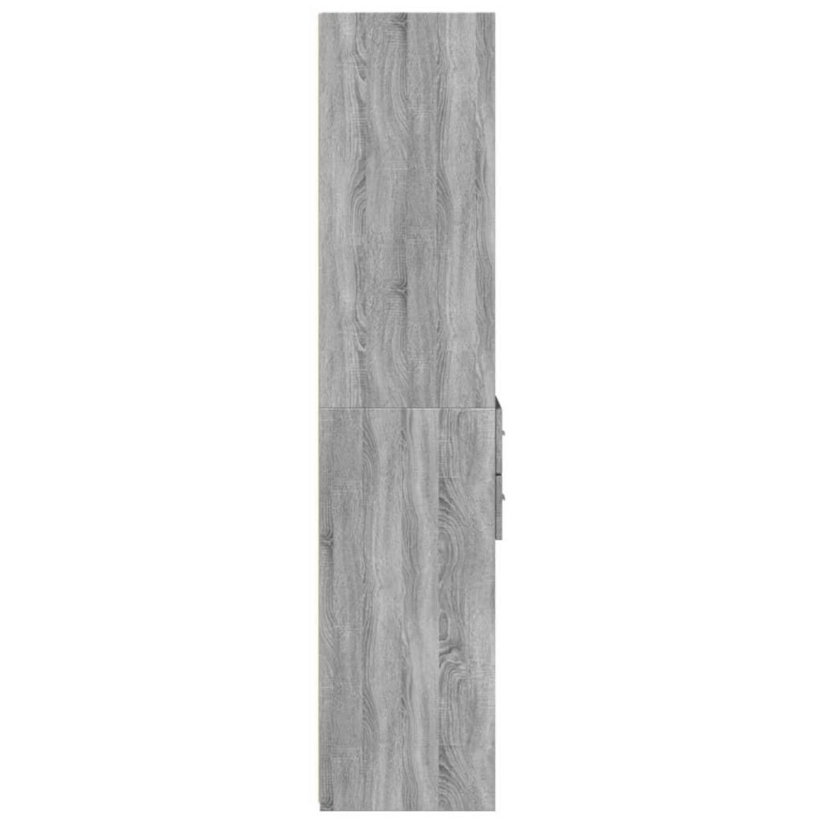 VIDAXL Buffet haut sonoma gris 40x42,5x185 cm bois d'ingenierie