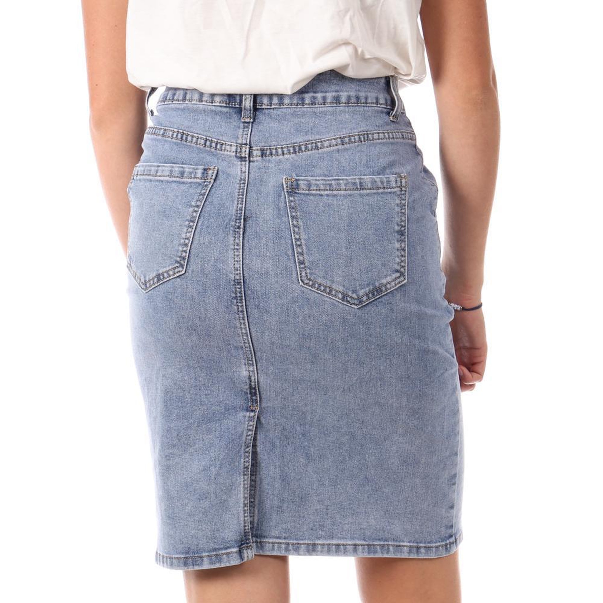 Voir la diapositive 2 : MONDAY PREMIUM Jupe  Femme Monday Premium Light Blue Monday