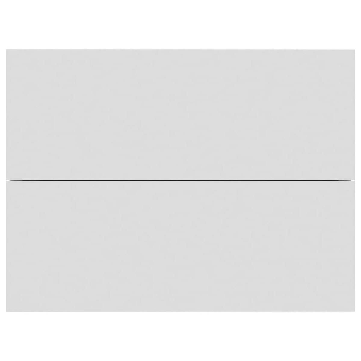 VIDAXL Table de chevet Blanc 40x30x30 cm Bois d'ingenierie