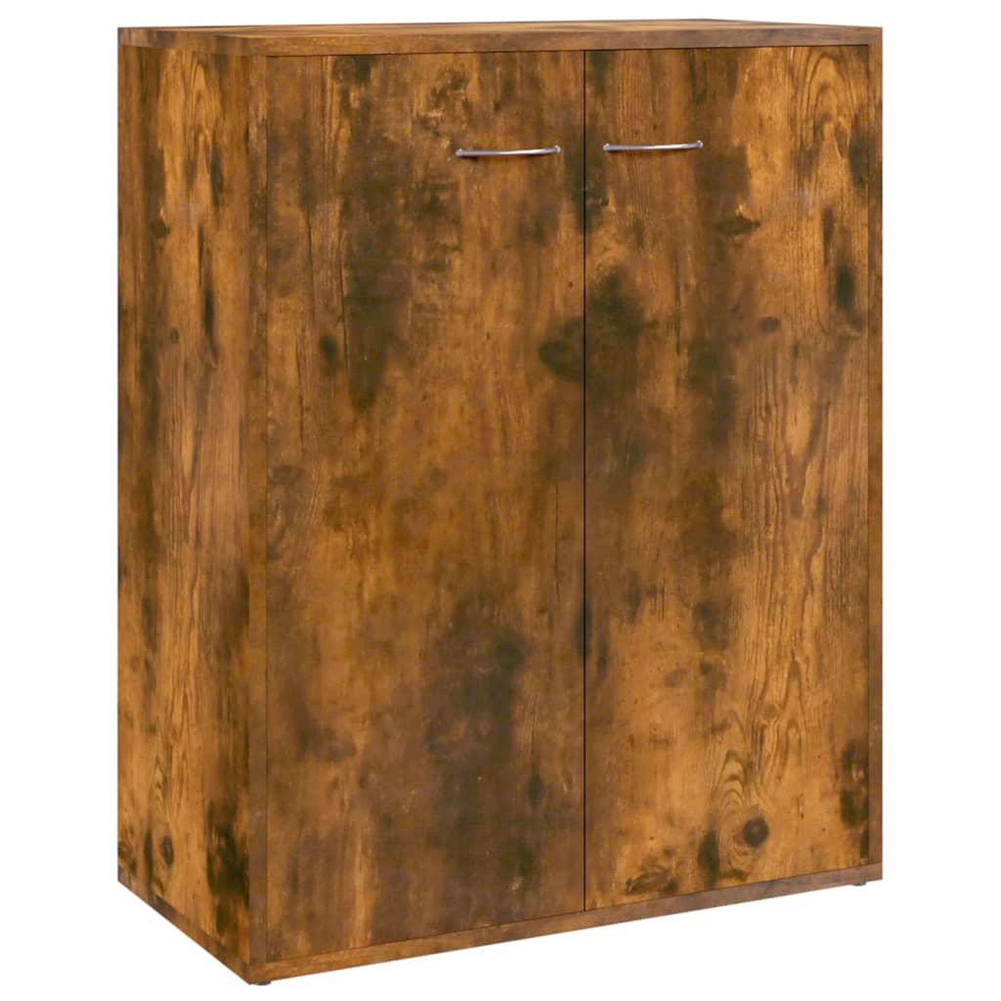 Voir la diapositive 2 : VIDAXL Buffet Chene fume 60x30x75 cm Bois d'ingenierie