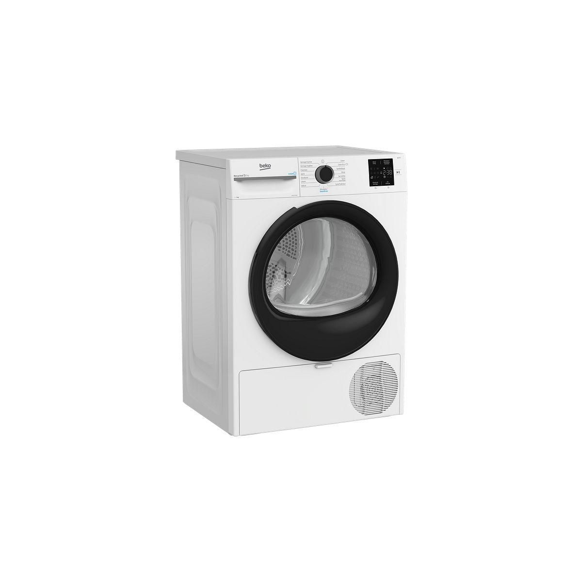 Beko Sèche linge pompe à chaleur D3H17393W