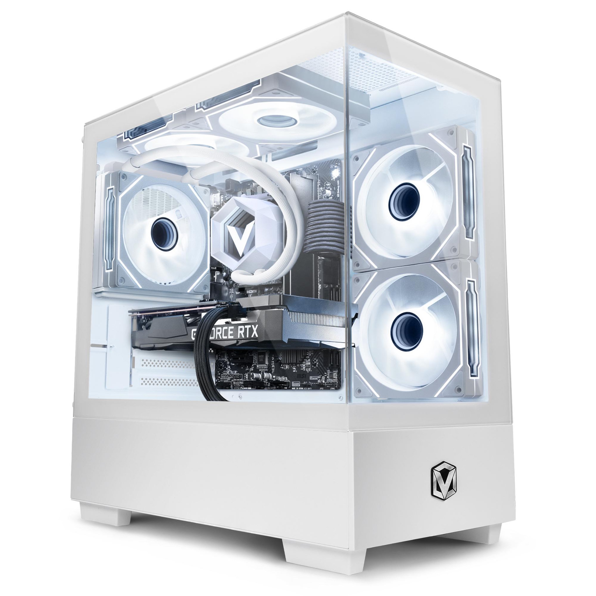 VIBOX PC Gamer - Ryzen 7 5700X, RTX 5050, 16 Go RAM, 500 Go SSD, Windows 11, WiFi 6 + Bluetooth 5.4