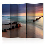 Paris Prix Paravent 5 Volets  Beach Sunrise  172x225cm