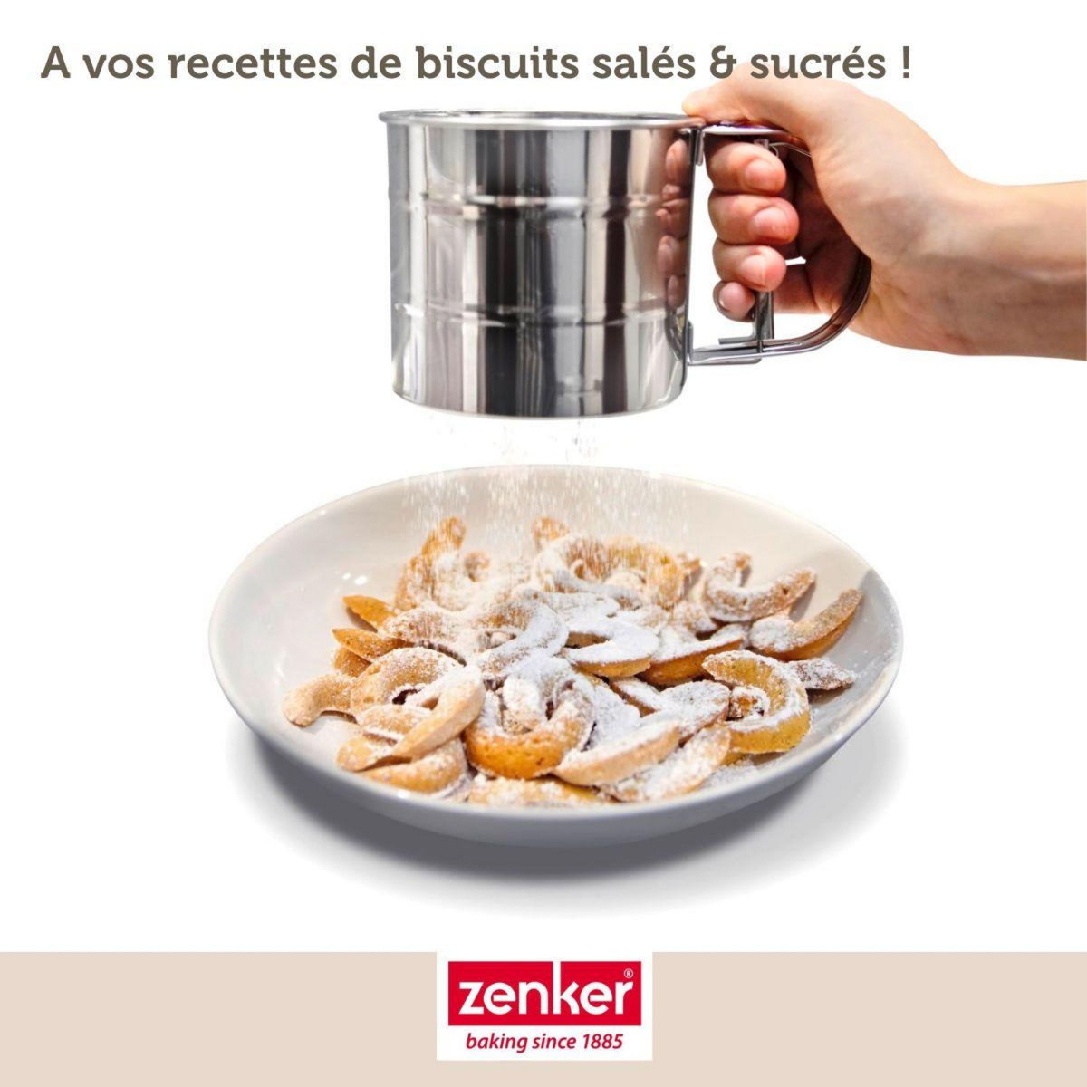 ZENKER Moule pour vanille kipferl croissant vanille 42 x 32 cm Zenker Special Creative