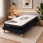 Voir la diapositive 1 : PROVENCE LITERIE Ensemble Sommier Tapissier et Matelas Soutien Ferme Mousse