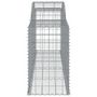 Voir la diapositive 4 : VIDAXL Panier de gabions arque 300x50x80/100 cm Fer galvanise
