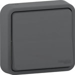Schneider Electric Interrupteur va-et-vient étanche encastré complet Mureva Styl, SCHNEIDER ELECTRIC, anthracite