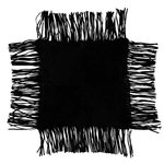 Paris Prix Coussin Déco à Franges  Coleman  45x45cm Noir