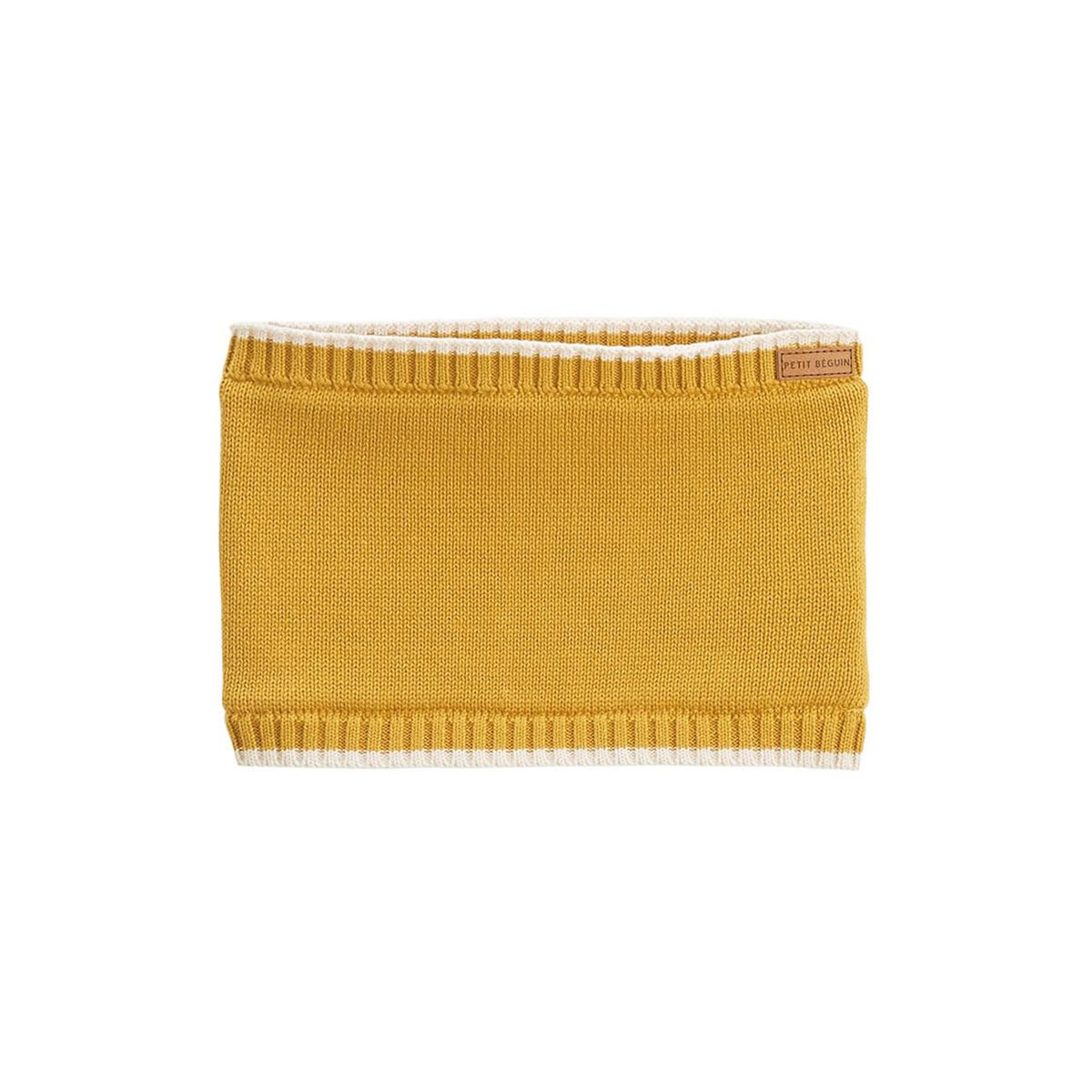 Petit Béguin Ensemble bonnet, moufles et cache-cou enfant en tricot Charly