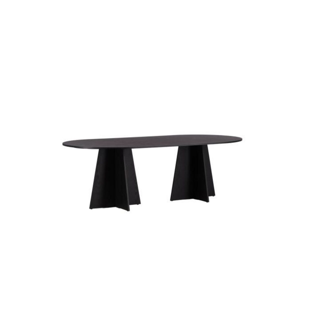 Paris Prix Table à Manger Design  Bootcut  230cm Noir