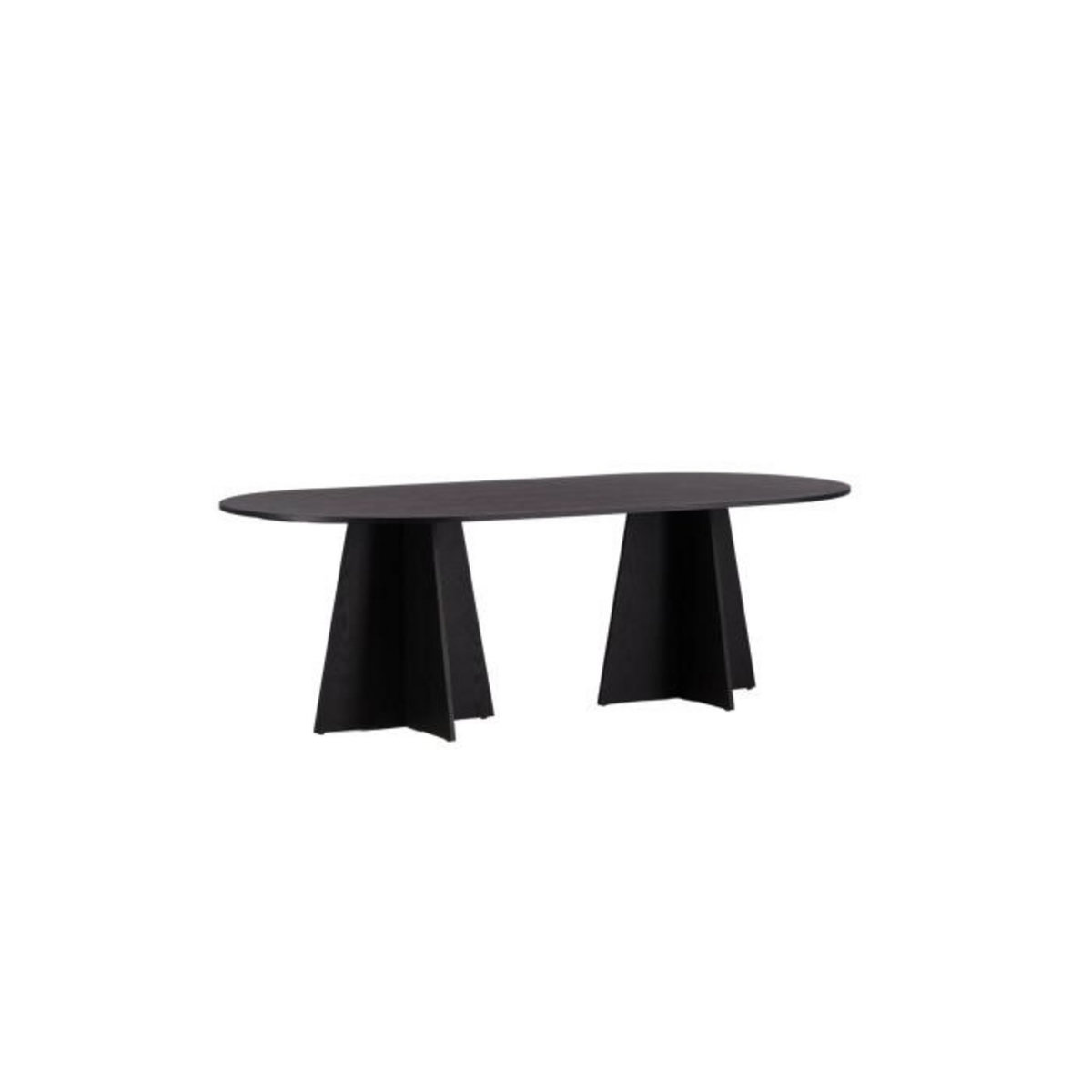 Paris Prix Table à Manger Design  Bootcut  230cm Noir