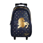 Bagtrotter Sac à dos à roulettes Cybel bleu marine  – bagtrotter