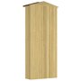 Voir la diapositive 5 : VIDAXL Abri a outils de jardin 87x33x222 cm Bois de pin impregne
