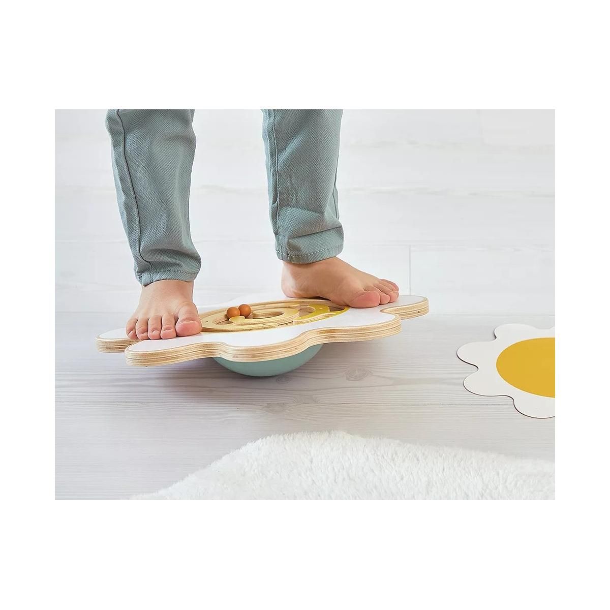 Juratoys-Janod Planche d'equilibre fleur