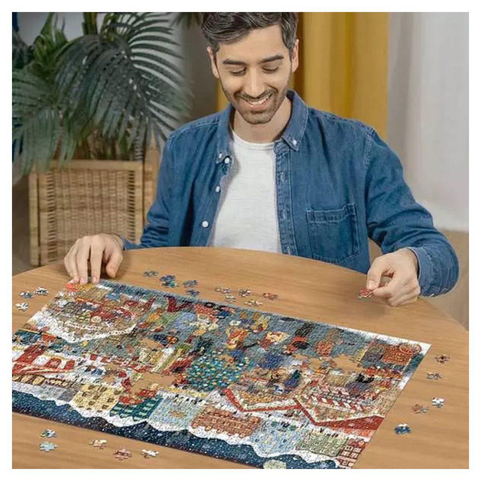 Voir la diapositive 4 : RAVENSBURGER Puzzle 1000 pieces - le marche de noel