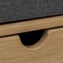 Voir la diapositive 3 : FIVE Banc Range-Chaussures  Bambou  74cm Naturel