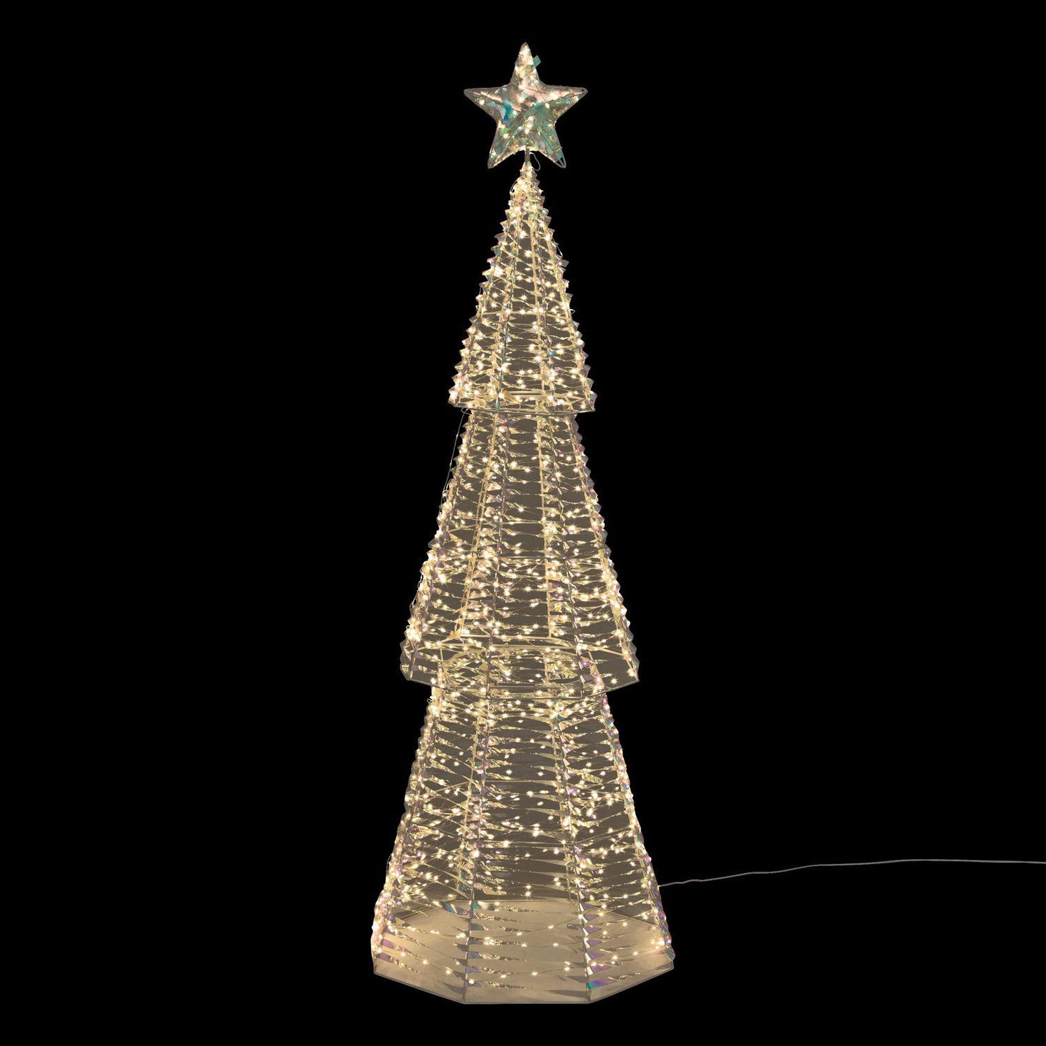 Voir la diapositive 1 : FEERIC LIGHT & CHRISTMAS Sapin de noël lumineux d'extérieur 960 led - h. 152 cm