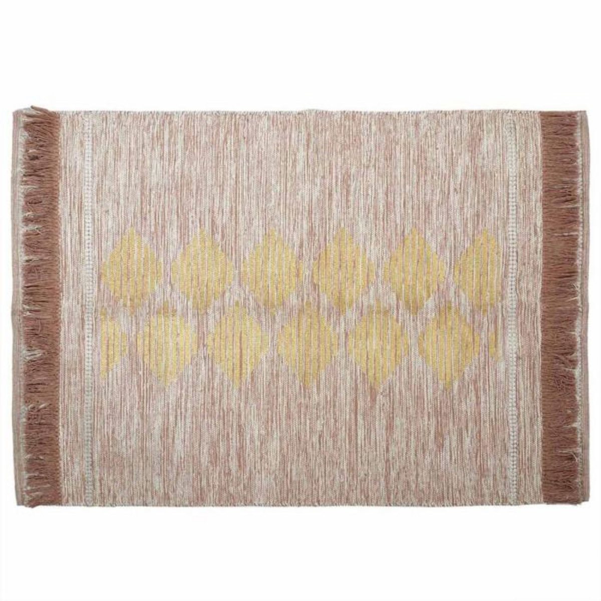 Paris Prix Tapis de Salon  Imprimé  120x170cm Nude & Or