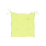 HESPERIDE Galette de chaise d'extérieur Korai. Coloris disponibles : Rouge, Vert, Marron, Jaune, Noir