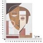 Voir la diapositive 6 : Paris Prix Toile Peinture Déco  Ethnic Face  60x80cm Multicolore