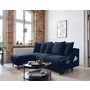 Voir la diapositive 5 : BEST MOBILIER Royal - canapé d'angle gauche - 4 places - convertible avec coffre - en velours