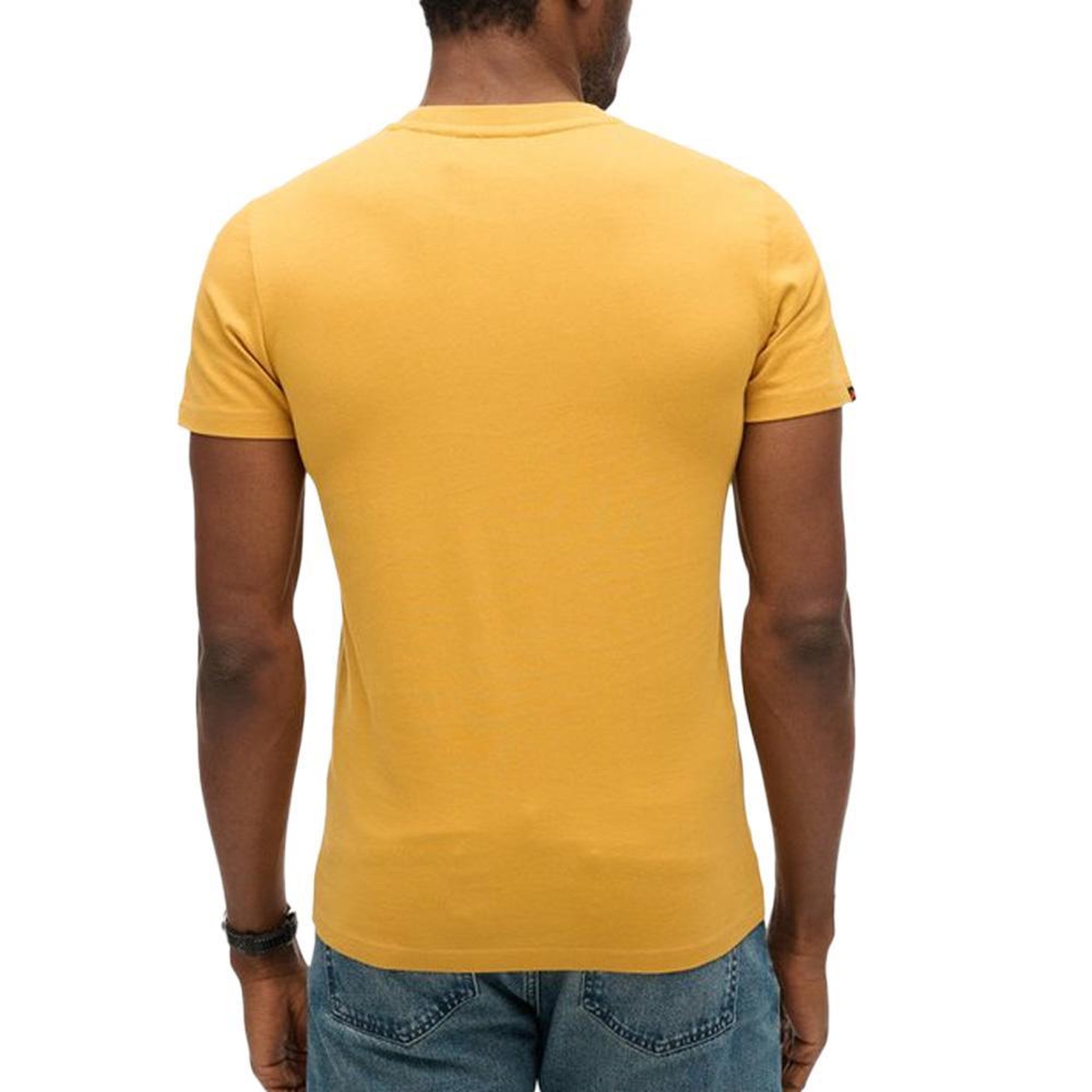 Voir la diapositive 2 : SUPERDRY T-Shirt Jaune Homme Superdry Essentials