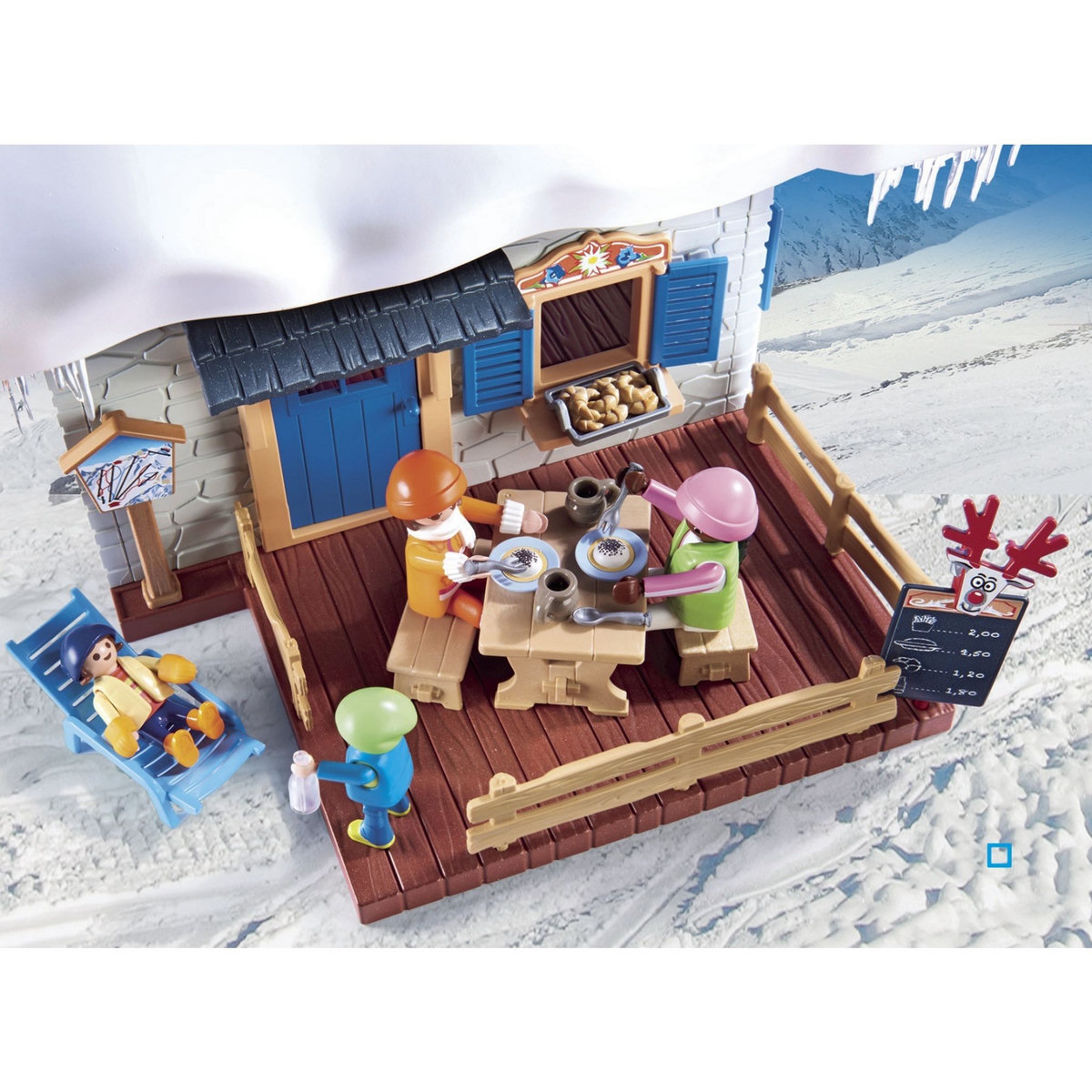 PLAYMOBIL 9280 - Family Fun - Chalet avec skieur