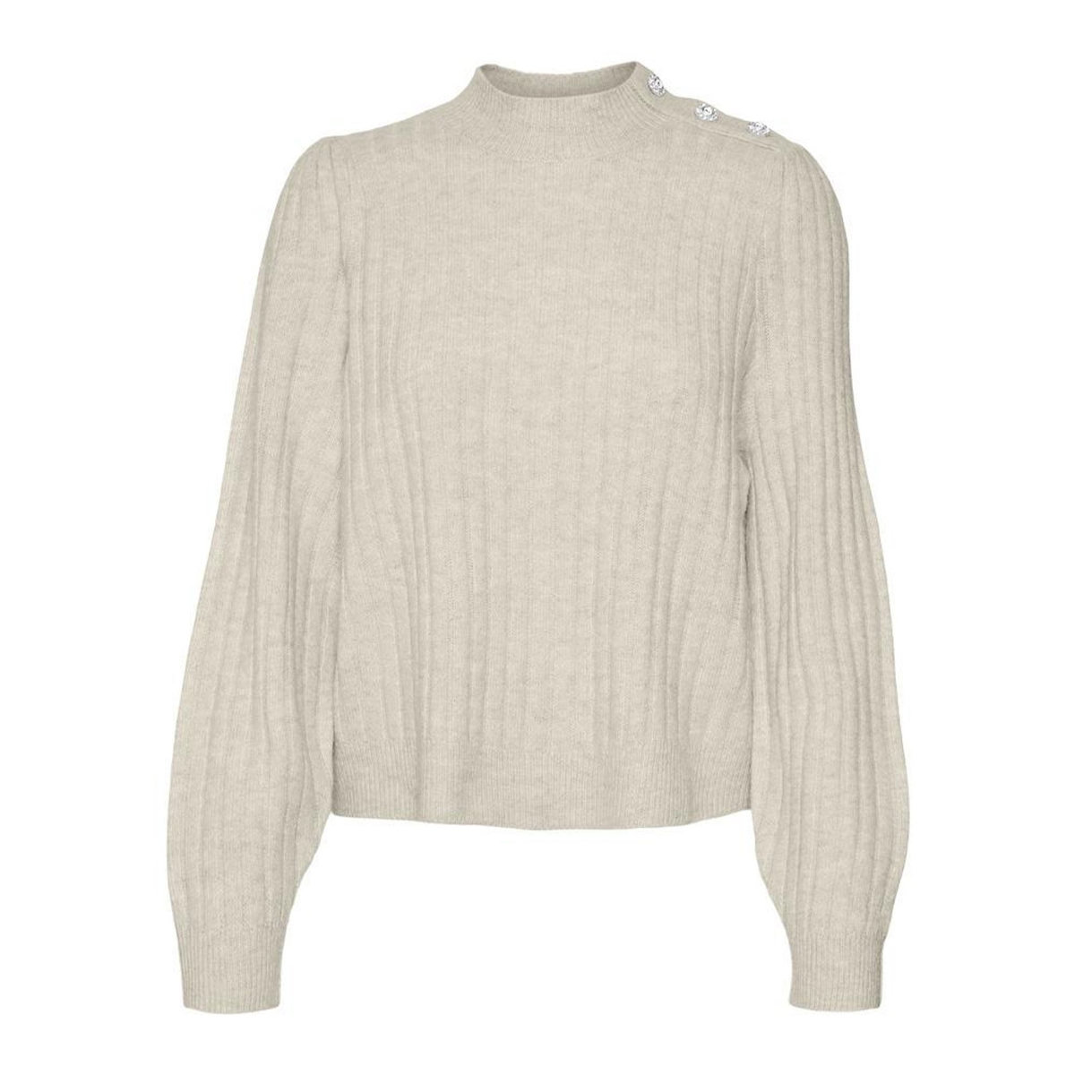 Vero Moda Pull Beige Femme Vero Moda Melya