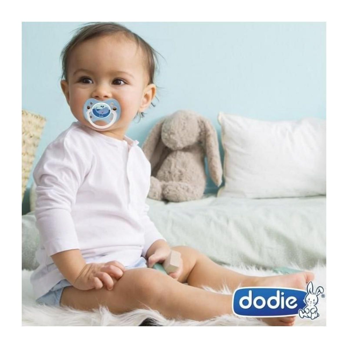 DODIE DODIE Lot de 3 Sucettes Anatomiques Jour +18 mois - Bébé Ours