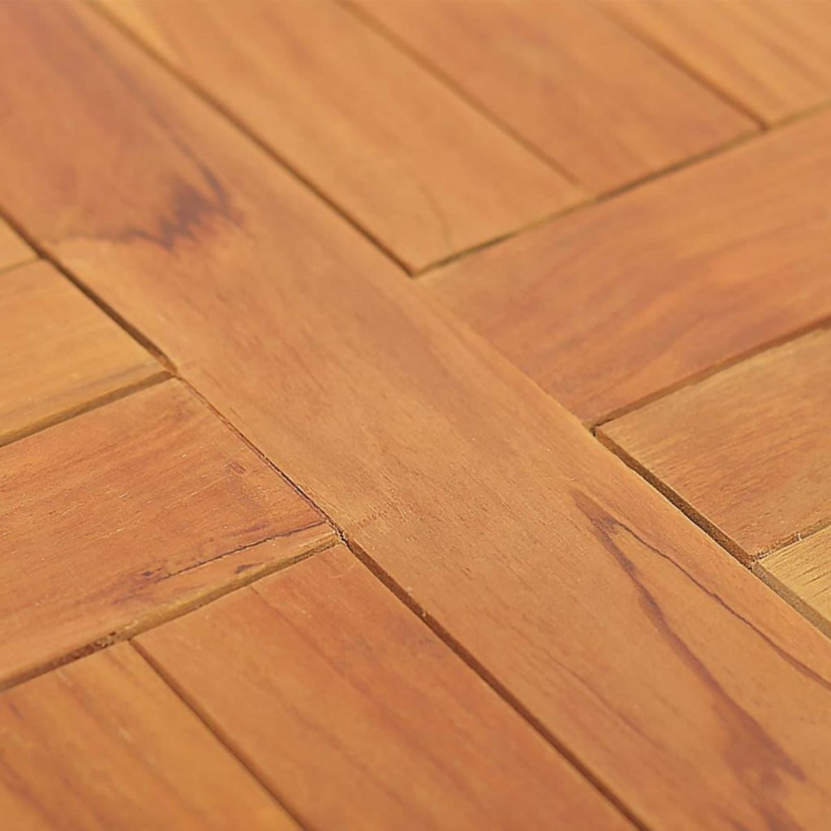 VIDAXL Dessus de table Bois de teck solide Rond 2,5 cm 40 cm